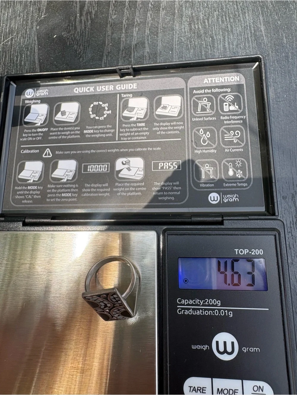 N/A engraved “tma